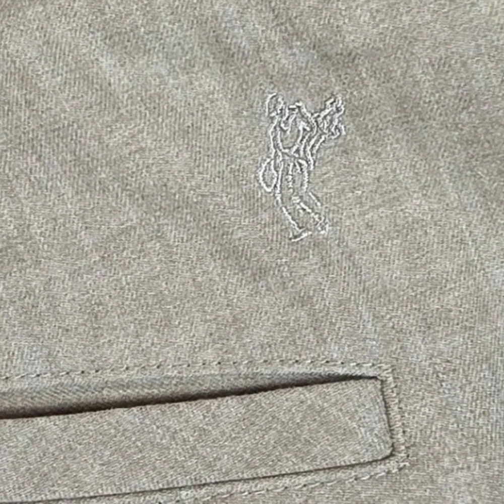 Ashworth 3rd Groove Men's Beige Golf Pants 36x30 Functional Cotton Hybrid